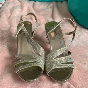 gold heels